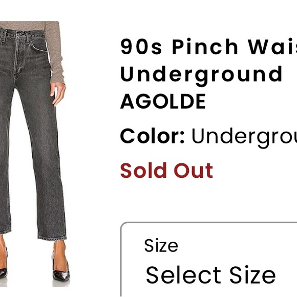 Agolde 90s Pinch Waist Ankle Straight Jean - Picture 2 of 8